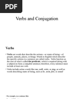 Verbs & Conjugation?