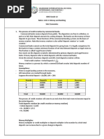 Notes - Unit 2 - Money and Banking