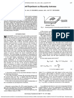 Theory and Experiment On Microstrip Antennas