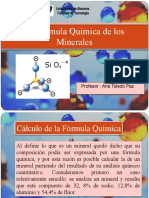 2.-La Fórmula Química de Los Minerales