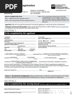 Verification of Registration