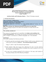 Activity Guide and Evaluation Rubric - Unit 2 - Phase 3 - Strategic Proposal