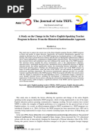 The Journal of Asia TEFL