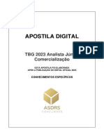 Apostila TBG 2023 Analista Júnior Comercialização