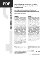 El Conocimiento y La Comunicació Dos Pilares