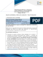 Guia de Actividades y Rúbrica de Evaluación - Fase 5 - Evaluación