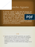 El Derecho agrario-PowerPoint