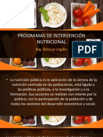 Programas de Nutricion Comunitaria