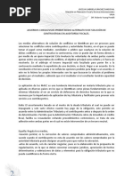 Acuerdos Conclusivos Primer Medio Alternativo de Solución de Controversias en Auditorías Fiscales