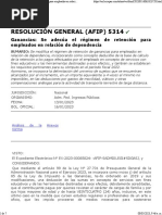 RG AFIP 5314 Ganancias Conceptos Excepciones 2023-04