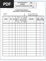 Registro Diario Check List