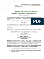 CÃ Digo Municipal para El Estado de Chihuahua