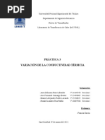 Informe Práctica 3 - Variación de La Conductividad Térmica