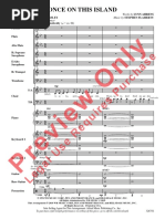 Once On This Island Full Score