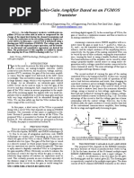 A Novel Variable-Gain Amplifier Based On An FGMOS