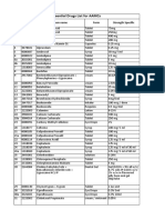 Latest EDL With Seperate Doses Strength