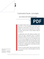 L'optimisation Fiscale, Arme Légale Aux Mains Des Multinationales