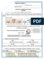 Aluno (A) : - Professor (A) : - Quinta-Feira, 08 de Abril de 2021