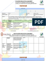 PLAN DE CLASE de Arte y Ajedrez. Del 2 0 de Enero Al 03 de Febrero