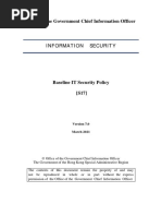 Information Security Baseline of Policy