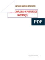 Determinar Nivel de Complejidad de Proyectos Pi