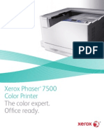 Xerox Phaser 7500 Color Printer: The Color Expert. Office Ready