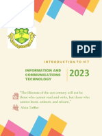 Introduction To ICT