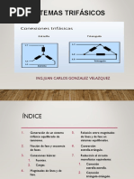 Sistemas Trifásicos: Ing - Juan Carlos Gonzalez Velazquez