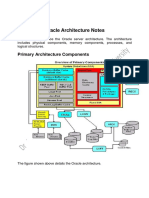 3 Oracle Architecture Notes