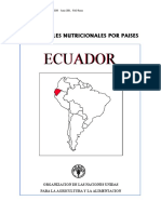 Desnutricion en Ecuador