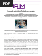 Protocolo de Mantenimiento Preventivo para Turbinas de Gas Aeroderivadas