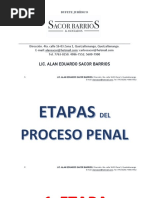 Clase Magistral. Etapas Del Proceso Penal