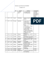 Rundown Acara Pentas Seni FACEBOK (BLM Fix)