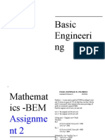 Assignment 2. Problems For Systems of Equations and Solution For QE