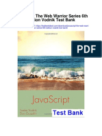 Javascript The Web Warrior Series 6th Edition Vodnik Test Bank