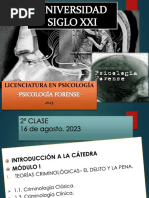 Segunda Clase Psicologia Forense Siglo 21