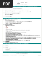 Sds Desengrasante Universal Es