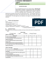 Communication Survey Questions - 1