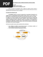 El Concepto de Investigación Social y El Objeto de Estudio en Ciencias Sociales