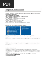 Pengenalan Microsoft Word