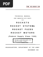 Rockets Rocket Systems Rocket Fuzes Rocket Motors