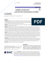 Reliability and Validity of Physical Examination T