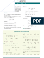 Algebra Pre Ecuacion Cuadratica Propuestos