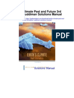 Earths Climate Past and Future 3rd Edition Ruddiman Solutions Manual