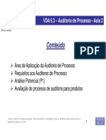 VDA 6.3 - Aula 2 - P1 - Requisitos Auditor