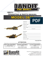 MODEL 3680: Operating & Parts Manual