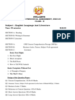 Syllabus Class 10 Second Periodical Assessment 2023-24 - 1023387792