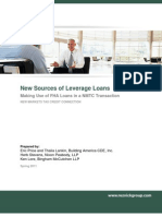 New Sources of Leverage Loans: Making Use of FHA Loans in A NMTC Transaction