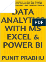 Data Analytics With MS Excel Power BI This Book Will Transform You Into Data Analytics Expert