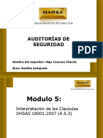 Auditorías de Seguridad - Módulo 5